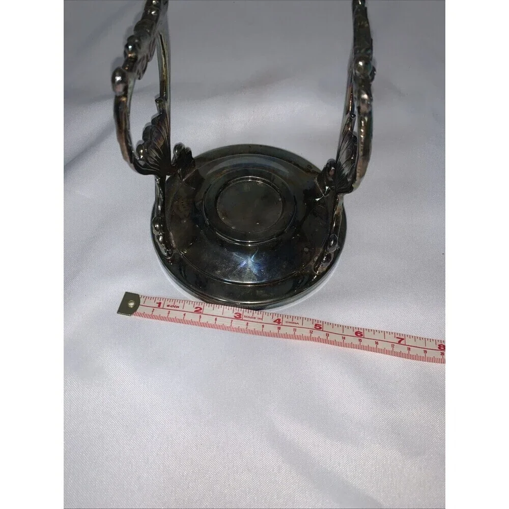 Vintage Sheridan Silver Plated Graby Warmer Or Candle Warmer (Stand Only )